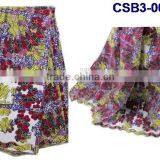 CSB3-005 Wholesale New Design African Wax Lace Fabric Making Night Party Dress thumbnail-1