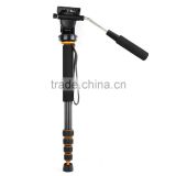 QZSD-Q188C Camera Flexible Handheld Monopod for Camcorder telescope carbon fiber camera monopod selfie stick factory price