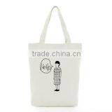 Promotional Logo Printed Custom Canvas Cotton Tote Bag thumbnail-1