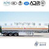 Straight Aluminum Alloy Tanker Trailer 40000L~45000L 3 Axle 6% Expansion With DOT ADR SASO Certifications thumbnail-1