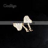 Fashion Jewelry Rhinestone Little Bowknot Brooch Women Girls Dresses Hijab Scarf Party Promotion Gift Apparel Accessories thumbnail-2