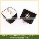 Factory Wholesale US Folding Plug 5V 2A Micro Usb Wall Charger Portable Home Wall Charger for Samsung Table PC thumbnail-1