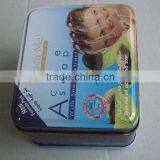 Printing CMYK Tins Cans Soap Packing Soap Tin Can
