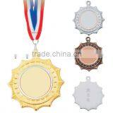 Sport Event Gold Silver Bronze Medallion Match Custom Neck Metal Medal