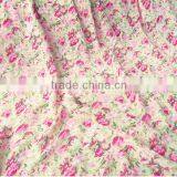Fsahinal 100%Polyester Flower Printed Chiffon Fabric