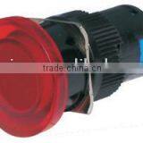16mm Illuminated Mushroom Push Button Switch
