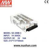 Mean Well 200W 5V DC DC Converter DC Power Supply 5V 24A
