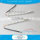 Sequential Led Turn Signal Strip Light, DC12V-24V Input Led Headlights, White Yellow Flexible Crystal Tear Drops