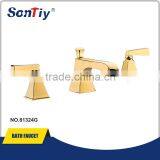 Luxury Shower Columns Health 3-holes Bathroom Faucet Mixer thumbnail-1