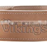 HEAVY LEATHER POWER WEIGHTLIFTING LEVER BUCKLE BELT - BROWN thumbnail-2