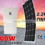 wholesale product flexible solar panel 100w waterproof portable high effiency