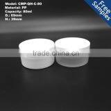 Fancy 80ml 80g pp Round Body Scrub Cream Jar With Plastic Lid thumbnail-1