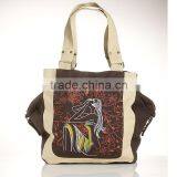 Beauty Girl Print Shoulder Bag for Young Ladies thumbnail-1
