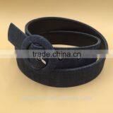 Fashion Covered Button Buckle PU Belt thumbnail-6