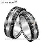 2014 Fashion Jewelry Black Ceramic Male Wedding Rings Wholesale Costume Jewellery thumbnail-1