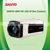Sanyo 4Megapixel Full HD 10X AF Zoom Cam IP Network Starlight Box Camera thumbnail-1