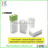 2015 New Mobile Portable CE FCC ROHS Colorful Power Bank Charger