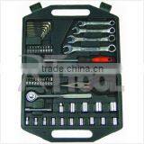 51 Pcs Socket Wrench Tools Kit Hand Tool Kit in Mould Blow Case