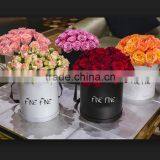 Elegant Round Flower Box With Handle thumbnail-5