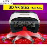 3D vr glass VR BOX 2.0, Plastic Head mounted virtual reality glasses for 4.0-6.5 inch Smart phone