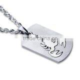 Hiphop Fashion Jewelry Men's 316L Stainless Steel Scorpion Pendant Necklace thumbnail-2