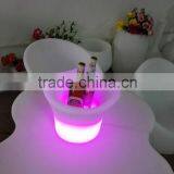 Double Wall Stainless Steel Ice Cube Bucket Replacement is Led Ice Bucket Cooler thumbnail-1