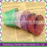 2016 Wedding Crown Laser Cut Cupcake Wrapper for Party