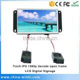 7inch Cheap IPS Portable Open Frame 12V DC LED Mini Digital TV