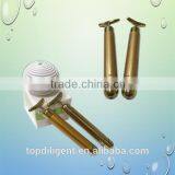 T Shape Strong Vibration Face Lift 24k Gold Beauty Roller thumbnail-3