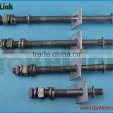 Broad Range Carbon Steel HDG Line Post Stud 5/8'' X7 1/2'' thumbnail-1