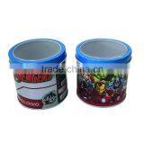 1L Printed Colorful Round Tin Food Grade Wholesale thumbnail-2