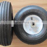 10 Inch Inflatable Pneumatic Rubber Wheel 4.10/3.50-4 thumbnail-2