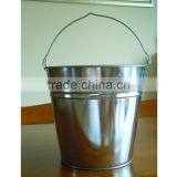 10L Metal Galvanized Buckets With Wooden Handle for US thumbnail-4