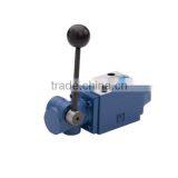 Hydraulic cardboard baler manually valve