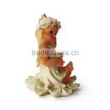 Polyresin Smiling Sitting Angel Figurine thumbnail-6