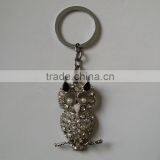 Wholesale Jewelled Night Owl Design Metal Alloy Key Chain thumbnail-2