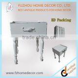 KD Packing French Style Bedroom Furniture Bedside Cabinet Made in China thumbnail-1