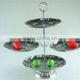 Stainless Steel Hot New Portable Decorative Fruit and Cake Plate With 4 Layers thumbnail-4