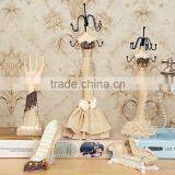 Wedding Gift Polyresin Polished Jewelry Holder Figurines