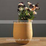 Modern Yellow Decorative Table Ware Pottery Vase thumbnail-5