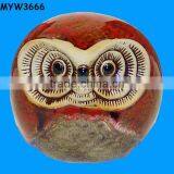 New Fat Owl Decoration Indoor Decorative Owls Statues for Sale thumbnail-1