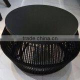 Customized Outdoor Round Rattan Furniture Coffee Table thumbnail-3