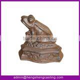 Antique Cast Iron Frog Door Stopper thumbnail-1