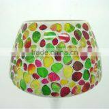 Personalized Lamp Shape Multi-colored Mosaic Unique Handmade Cheap Wholesale Glass Vase thumbnail-3