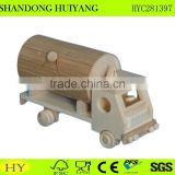cheap custom natural unfinished wood toy car