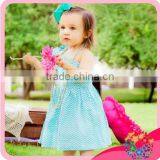 2013 Wholesale Girl Chevron Dress Cotton Party Dresses for 3 Year Old Girl One Shoulder Chevron Baby Dress thumbnail-1