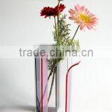 Handmade Custom Clear Wholesale Acrylic Cylinder Vase thumbnail-1