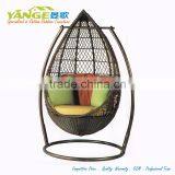rattan hanging chair with stand