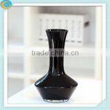 Antique Black Glass Vase ,long Stem Glass Flowers,vase for Wedding Decoration thumbnail-1
