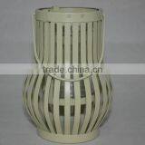 Colored Glass Hanging Lantern thumbnail-2